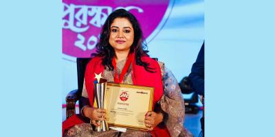 উদ্যোক্তা সম্মাননা পেলেন রূপ বিশেষজ্ঞ আফরোজা পারভীন